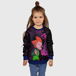 Свитшот детский Friday Night Funkin FNF, цвет: 3D-синий — фото 2