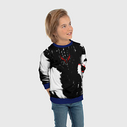 Свитшот детский БЕРСЕРК чб, цвет: 3D-синий — фото 2