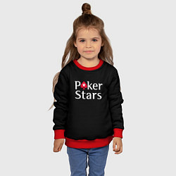 Свитшот детский Poker Stars, цвет: 3D-красный — фото 2