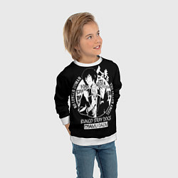 Свитшот детский Осаму Дазай Бродячие псы, цвет: 3D-белый — фото 2