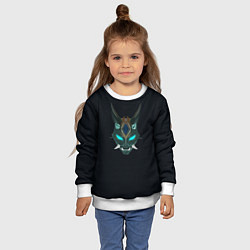 Свитшот детский Genshin Impact - Xiao, цвет: 3D-белый — фото 2