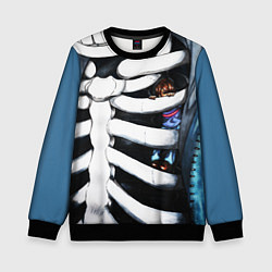 Свитшот детский SANS AND FRISK, цвет: 3D-черный