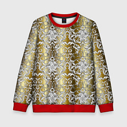 Свитшот детский Versace gold & white, цвет: 3D-красный