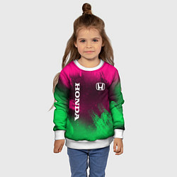 Свитшот детский NEON HONDA НЕОН ХОНДА, цвет: 3D-белый — фото 2