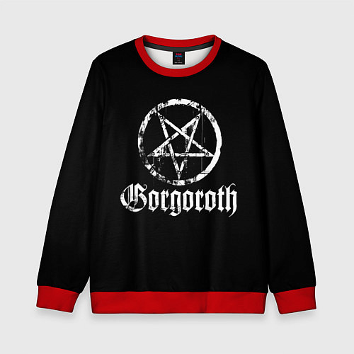 Детский свитшот Gorgoroth / 3D-Красный – фото 1
