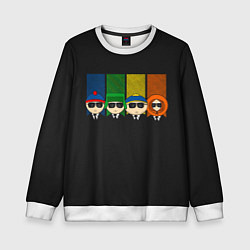 Свитшот детский South park FBI, цвет: 3D-белый