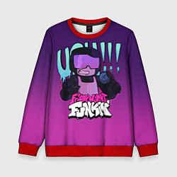 Свитшот детский Сержант Джон Капитан, цвет: 3D-красный