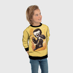 Свитшот детский Танкист Tankman, цвет: 3D-черный — фото 2