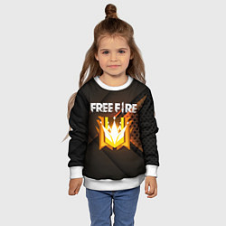 Свитшот детский FREE FIRE GRAND MASTER, цвет: 3D-белый — фото 2