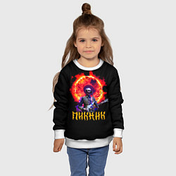 Свитшот детский Пикник Эдмунд Шклярский, цвет: 3D-белый — фото 2