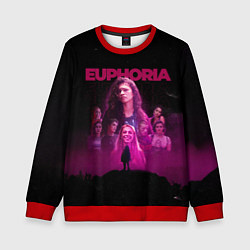 Свитшот детский Euphoria team, цвет: 3D-красный