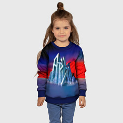 Свитшот детский Ария - Мания величия, цвет: 3D-синий — фото 2