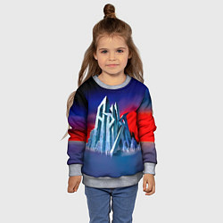 Свитшот детский Ария - Мания величия, цвет: 3D-меланж — фото 2