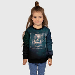 Свитшот детский Алиса - ИЗГОЙ, цвет: 3D-черный — фото 2