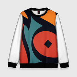 Свитшот детский Arabic Rain, цвет: 3D-черный