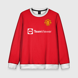Свитшот детский Роналду Манчестер Юнайтед, цвет: 3D-белый
