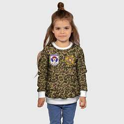Свитшот детский Вооруженные силы Армении, цвет: 3D-белый — фото 2
