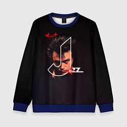 Свитшот детский АлисА JAZZ, цвет: 3D-синий