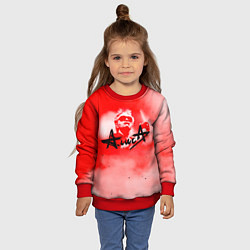 Свитшот детский Константин Кинчев АлисА, цвет: 3D-красный — фото 2