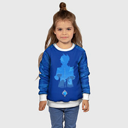 Свитшот детский ТАРТАЛЬЯ ЧАЙЛЬД, цвет: 3D-белый — фото 2