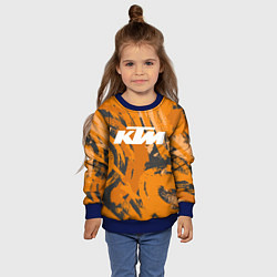 Свитшот детский KTM КТМ Z, цвет: 3D-синий — фото 2