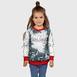 Свитшот детский CS GO - Контра, цвет: 3D-красный — фото 2