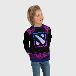 Свитшот детский Дота - Dota 2, цвет: 3D-синий — фото 2