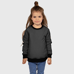 Свитшот детский Текстура, цвет: 3D-черный — фото 2