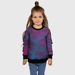 Свитшот детский Космическое свечение, цвет: 3D-черный — фото 2