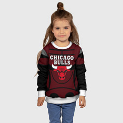 Свитшот детский CHICAGO BULLS ЧИКАГО БУЛЛС НА ФОНЕ, цвет: 3D-белый — фото 2