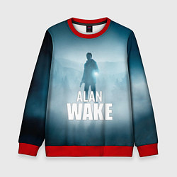 Свитшот детский Alan Wake Video Game Art, цвет: 3D-красный