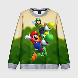 Свитшот детский 3DMario, цвет: 3D-меланж