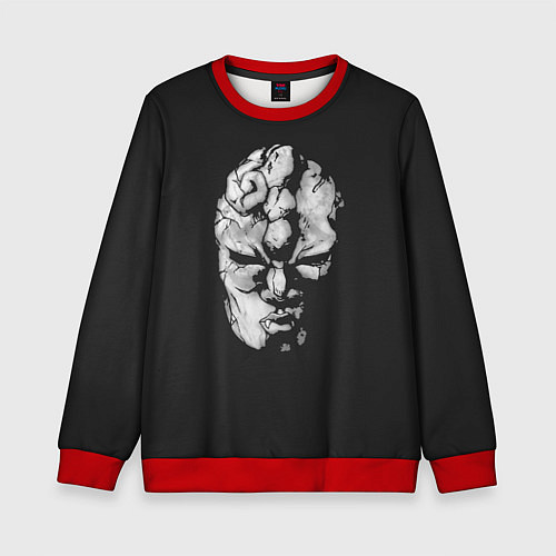 Детский свитшот Каменная маска Джо Джо / 3D-Красный – фото 1