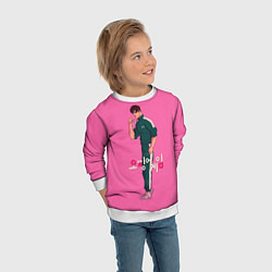 Свитшот детский 218, цвет: 3D-белый — фото 2