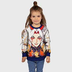 Свитшот детский Arataki Itto Genshin Impact, цвет: 3D-синий — фото 2