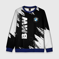 Свитшот детский BMW GRUNGE БМВ ГРАНЖ, цвет: 3D-синий