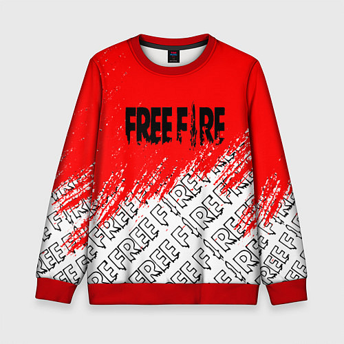 Детский свитшот Фри фаер День Booyah, / 3D-Красный – фото 1