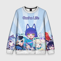 Свитшот детский Gacha Club Character, цвет: 3D-белый