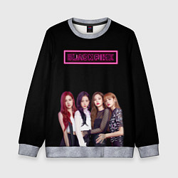 Свитшот детский BLACKPINK NEON, цвет: 3D-меланж