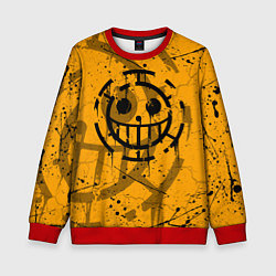 Свитшот детский ONE PIECE ПИРАТЫ ЛОГО, цвет: 3D-красный