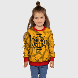 Свитшот детский ONE PIECE ПИРАТЫ ЛОГО, цвет: 3D-красный — фото 2