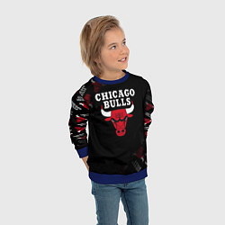 Свитшот детский ЧИКАГО БУЛЛС БЫКИ CHICAGO BULLS, цвет: 3D-синий — фото 2