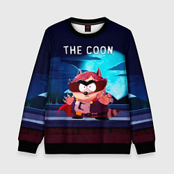 Свитшот детский The Coon - Енот Южный Парк, цвет: 3D-черный