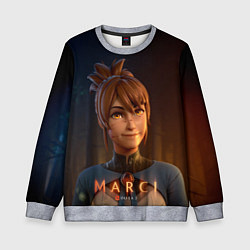 Свитшот детский Милаха Марси, цвет: 3D-меланж