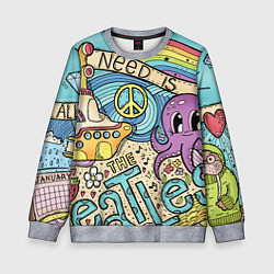 Детский свитшот All you need is The Beatles