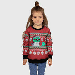 Свитшот детский Свитер Занта, цвет: 3D-черный — фото 2