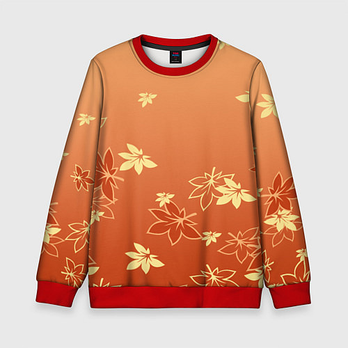 Детский свитшот КАДЗУХА KAZUHA КРАСНЫЙ КЛЕН / 3D-Красный – фото 1