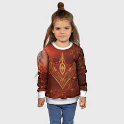 Свитшот детский МАСКА ЧАЙЛЬДА, цвет: 3D-белый — фото 2