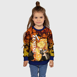 Свитшот детский ЗЕНИТЦУ, КЛИНОК РАССЕКАЮЩИЙ ДЕМОНОВ, цвет: 3D-синий — фото 2