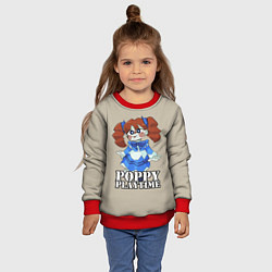 Свитшот детский Poppy Playtime, цвет: 3D-красный — фото 2